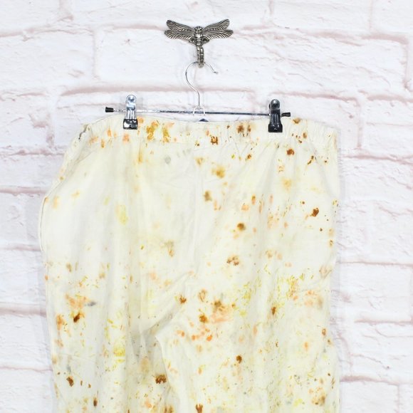 *Womens Multicolor 100% Cotton Capri Pants Size L - Picture 6 of 8